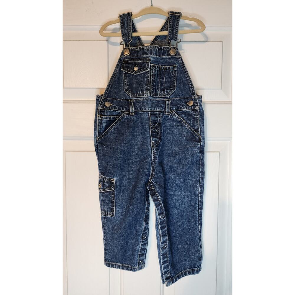 Baby‎ Gap Blue Denim Overalls 18-24 Months Vintage